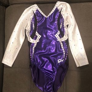GK AXS 3/4 sleeve competition leotard